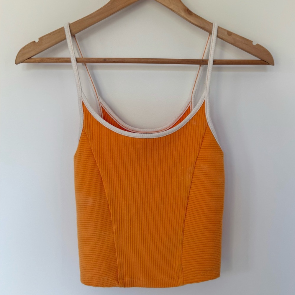 BDG Urban Outfitters Orange Ribbed Camisole